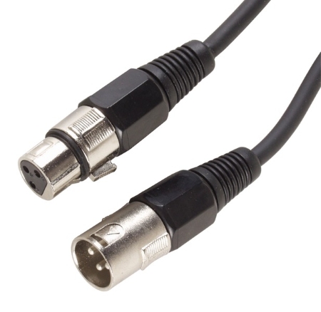 XLR-cable male / female 6m
