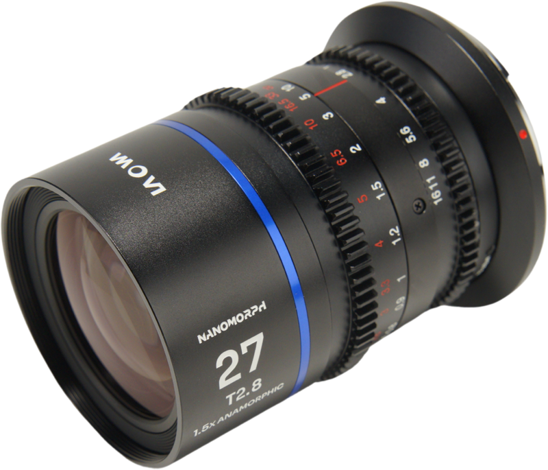 Laowa Nanomorph&nbsp;27mm&nbsp;T2.8&nbsp;1.5X&nbsp;S35 (Blue) - Canon RF - 3