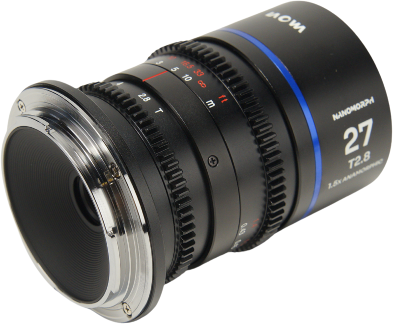 Laowa Nanomorph&nbsp;27mm&nbsp;T2.8&nbsp;1.5X&nbsp;S35 (Blue) - Canon RF - 4
