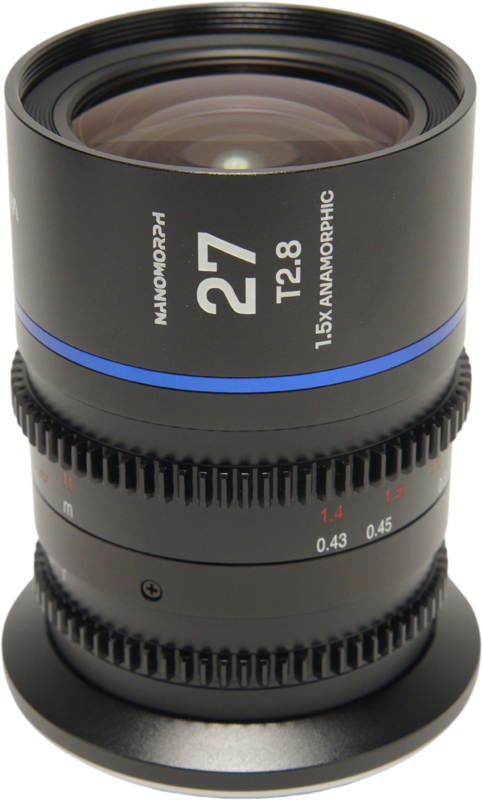 Laowa Nanomorph&nbsp;27mm&nbsp;T2.8&nbsp;1.5X&nbsp;S35 (Blue) - L Mount - 2