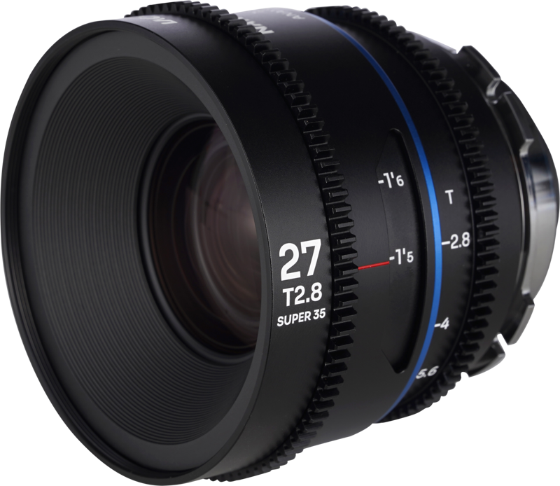 Laowa Nanomorph&nbsp;27mm&nbsp;T2.8&nbsp;1.5X&nbsp;S35 (Blue) - Arri PL/Canon EF - 3