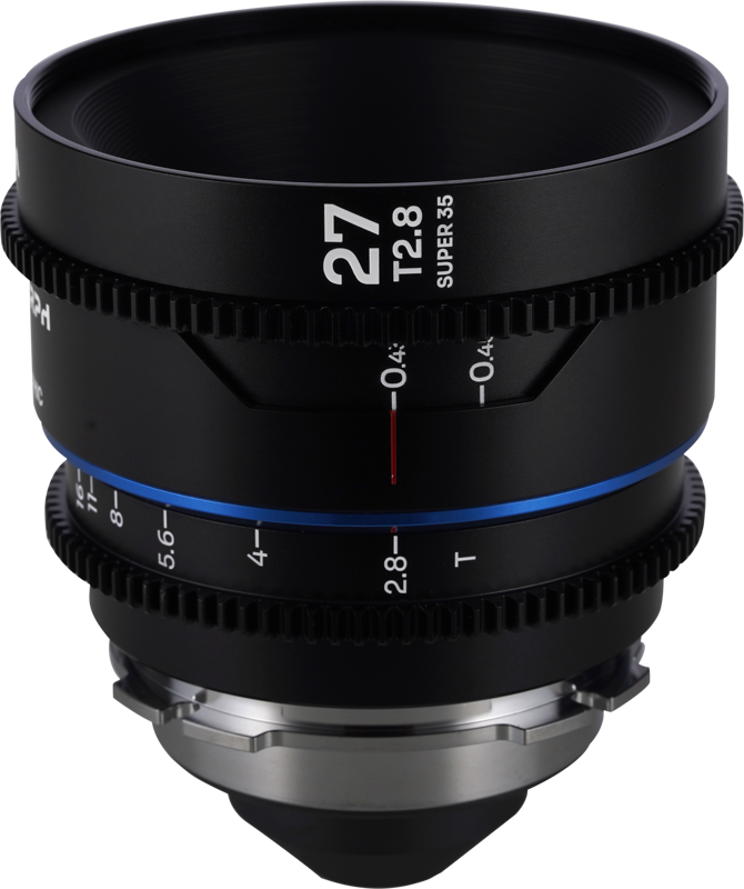 Laowa Nanomorph&nbsp;27mm&nbsp;T2.8&nbsp;1.5X&nbsp;S35 (Blue) - Arri PL/Canon EF - 2