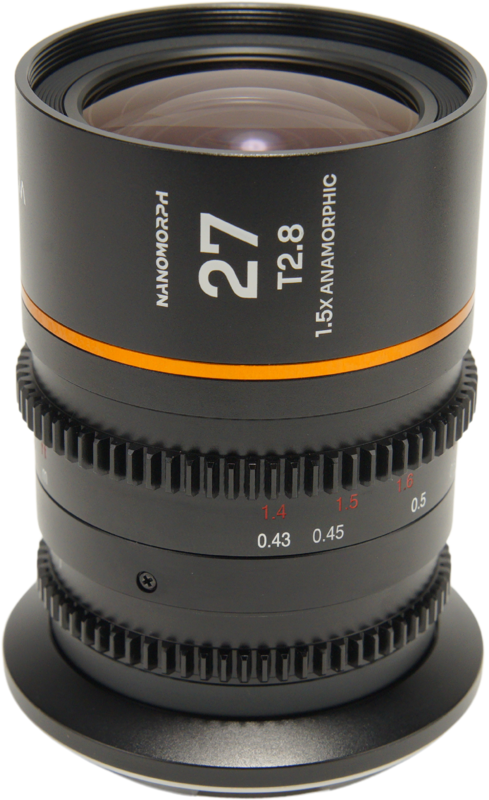 Laowa Nanomorph&nbsp;27mm&nbsp;T2.8&nbsp;1.5X&nbsp;S35 (Amber) - MFT - 2