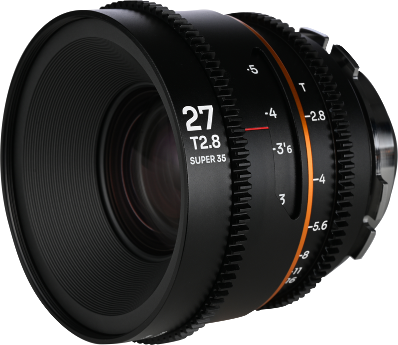 Laowa Nanomorph&nbsp;27mm&nbsp;T2.8&nbsp;1.5X&nbsp;S35 (Amber) - Arri PL/Canon EF - 3