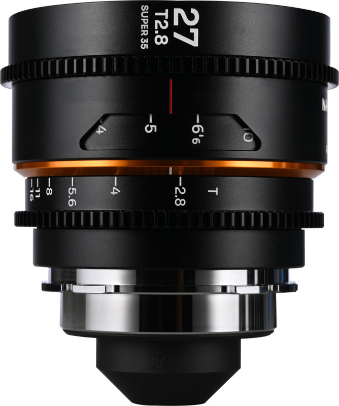Laowa Nanomorph&nbsp;27mm&nbsp;T2.8&nbsp;1.5X&nbsp;S35 (Amber) - Arri PL/Canon EF