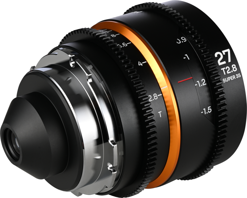 Laowa Nanomorph&nbsp;27mm&nbsp;T2.8&nbsp;1.5X&nbsp;S35 (Amber) - Arri PL/Canon EF - 4