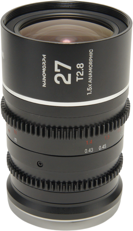 Laowa Nanomorph&nbsp;27mm&nbsp;T2.8&nbsp;1.5X&nbsp;S35 (Silver) - Canon RF - 2