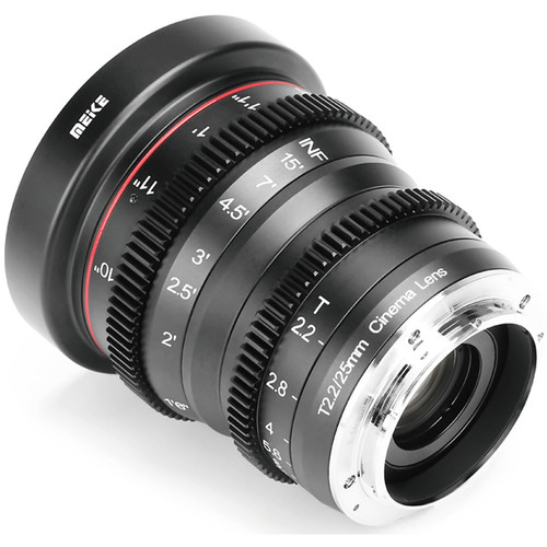 MEIKE 25mm T2.2 Manual Focus Cinema Prime Lins (E Mount)  - 2