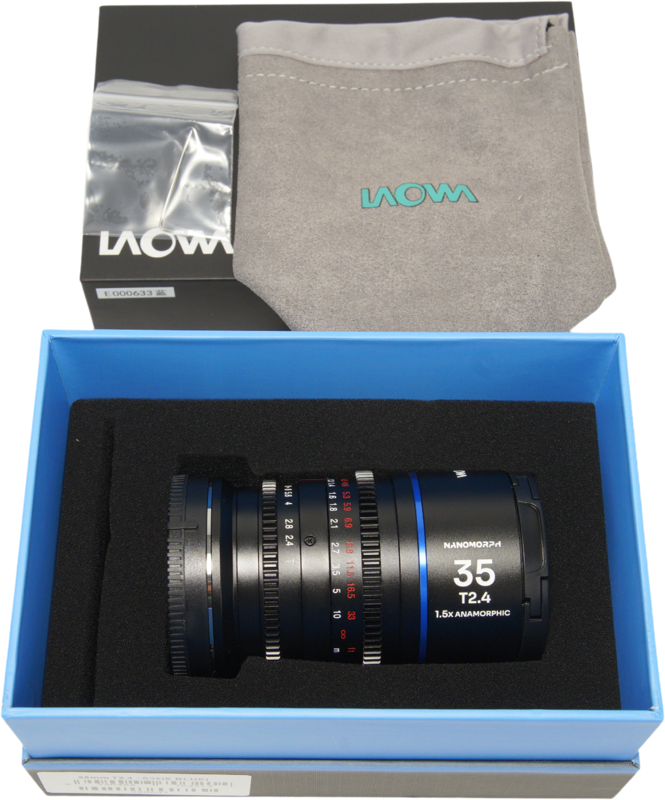 Laowa Nanomorph&nbsp;35mm&nbsp;T2.4&nbsp;1.5X&nbsp;S35 (Blue) - Sony E - 5