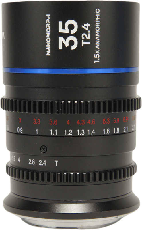 Laowa Nanomorph&nbsp;35mm&nbsp;T2.4&nbsp;1.5X&nbsp;S35 (Blue) - MFT