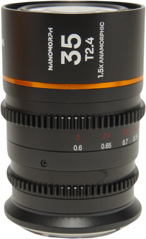 Laowa Nanomorph&nbsp;35mm&nbsp;T2.4&nbsp;1.5X&nbsp;S35 (Amber) - Canon RF