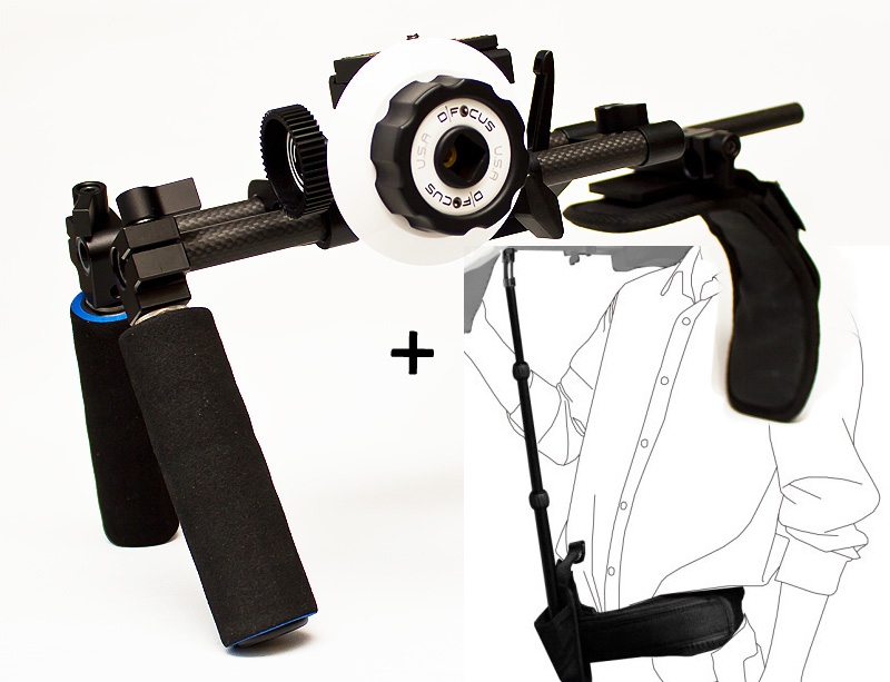 Voose Gunner Steady belt/Dfocus Bundle Dslr Rig - 4