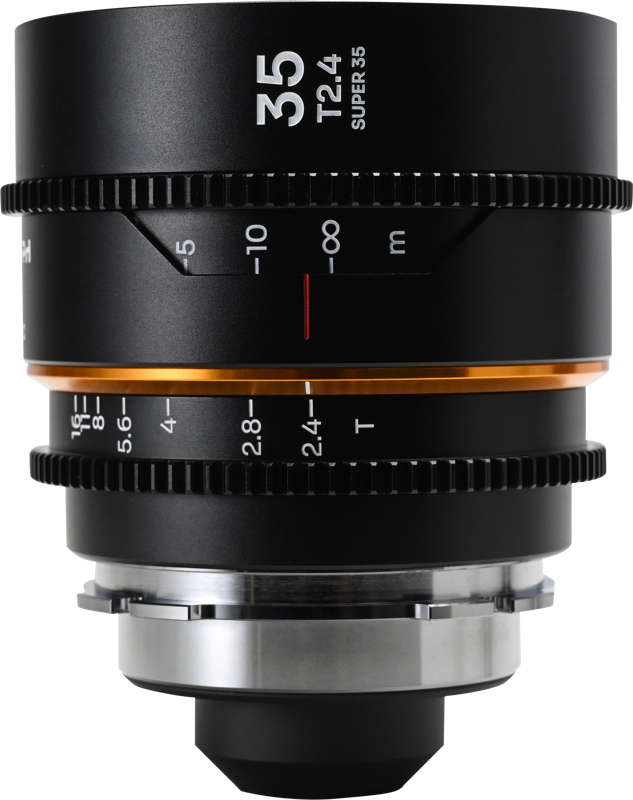 Laowa Nanomorph&nbsp;35mm&nbsp;T2.4&nbsp;1.5X&nbsp;S35 (Amber) - Arri PL/Canon EF