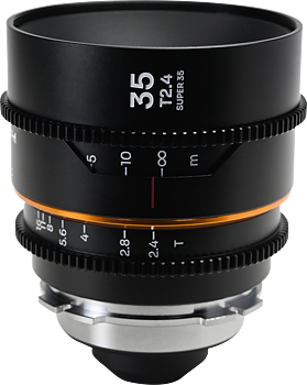 Laowa Nanomorph&nbsp;35mm&nbsp;T2.4&nbsp;1.5X&nbsp;S35 (Amber) - Arri PL/Canon EF