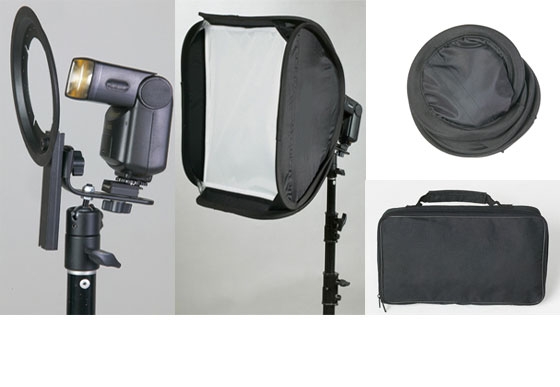 Softbox60x60cm  kameran salamalle - 2