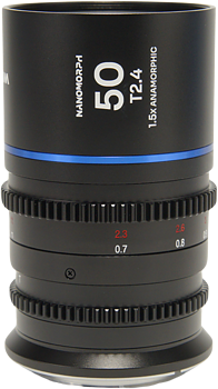 Laowa Nanomorph&nbsp;50mm&nbsp;T2.4&nbsp;1.5X&nbsp;S35 (Blue) - Fuji X