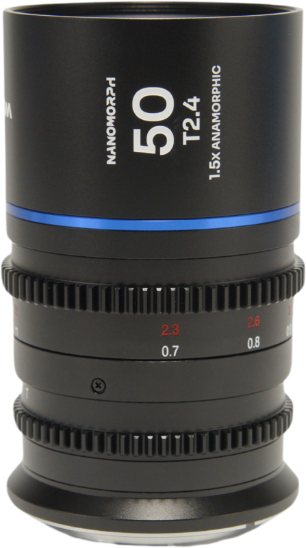 Laowa Nanomorph&nbsp;50mm&nbsp;T2.4&nbsp;1.5X&nbsp;S35 (Blue) - Canon RF