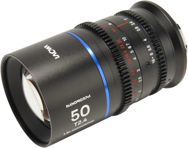 Laowa Nanomorph&nbsp;50mm&nbsp;T2.4&nbsp;1.5X&nbsp;S35 (Blue) - Canon RF - 3