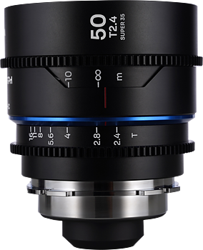 Laowa Nanomorph&nbsp;50mm&nbsp;T2.4&nbsp;1.5X&nbsp;S35 (Blue) - Arri PL/Canon EF