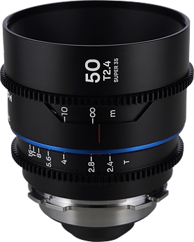 Laowa Nanomorph&nbsp;50mm&nbsp;T2.4&nbsp;1.5X&nbsp;S35 (Blue) - Arri PL/Canon EF
