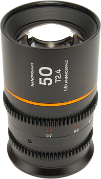 Laowa Nanomorph&nbsp;50mm&nbsp;T2.4&nbsp;1.5X&nbsp;S35 (Amber) - Canon RF