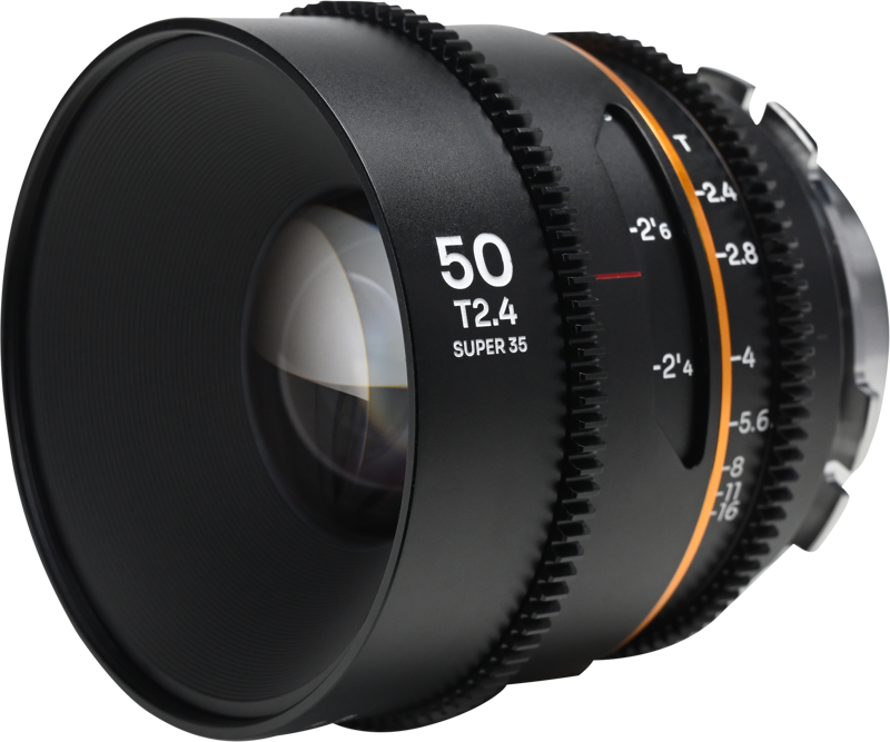Laowa Nanomorph&nbsp;50mm&nbsp;T2.4&nbsp;1.5X&nbsp;S35 (Amber) - Arri PL/Canon EF - 3
