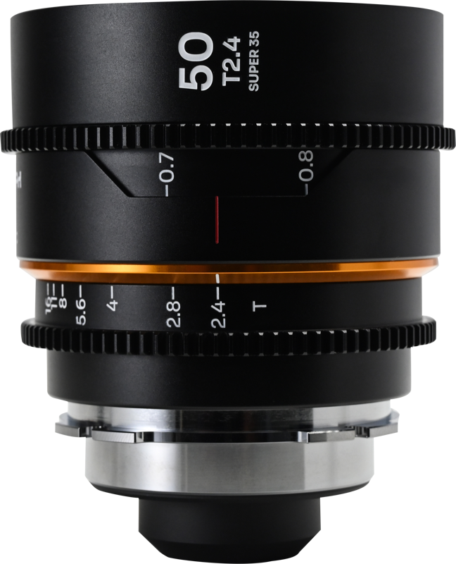 Laowa Nanomorph&nbsp;50mm&nbsp;T2.4&nbsp;1.5X&nbsp;S35 (Amber) - Arri PL/Canon EF