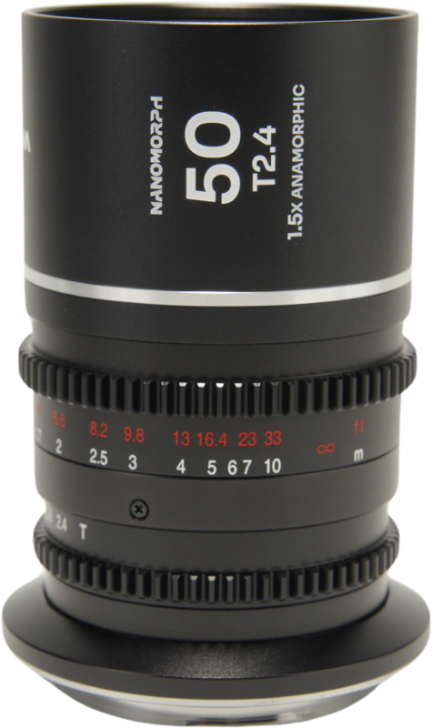 Laowa Nanomorph&nbsp;50mm&nbsp;T2.4&nbsp;1.5X&nbsp;S35 (Silver) - DL