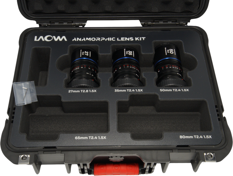 Laowa Nanomorph&nbsp;S35 Prime&nbsp;3-Lens&nbsp;Bundle &nbsp;(27mm, 35mm, 50mm) (Blue) - Canon RF - 6
