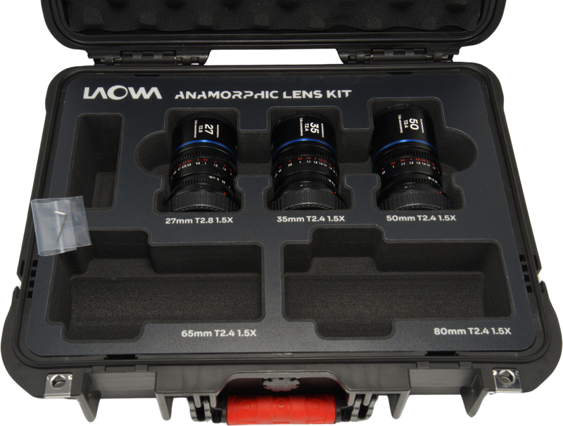 Laowa Nanomorph&nbsp;S35 Prime&nbsp;3-Lens&nbsp;Bundle &nbsp;(27mm, 35mm, 50mm) (Blue) - DL - 6