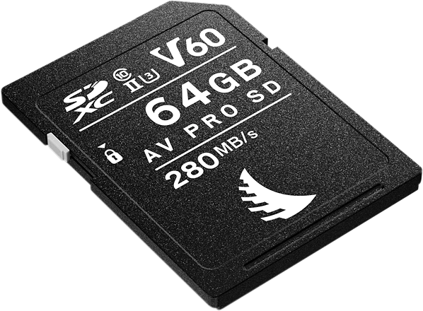 Angelbird 64GO AV PRO SD V60 SDXC UHS-II MkII CARTE MEMOIRE