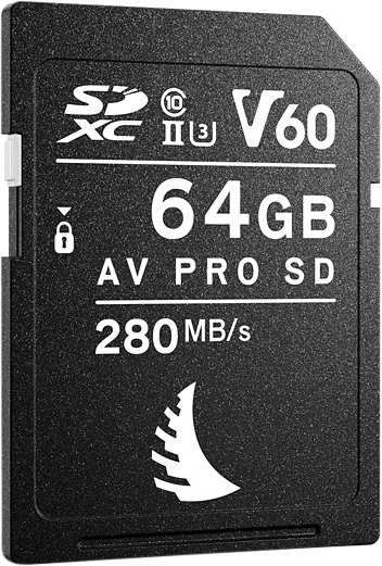 Angelbird 64GO AV PRO SD V60 SDXC UHS-II MkII CARTE MEMOIRE