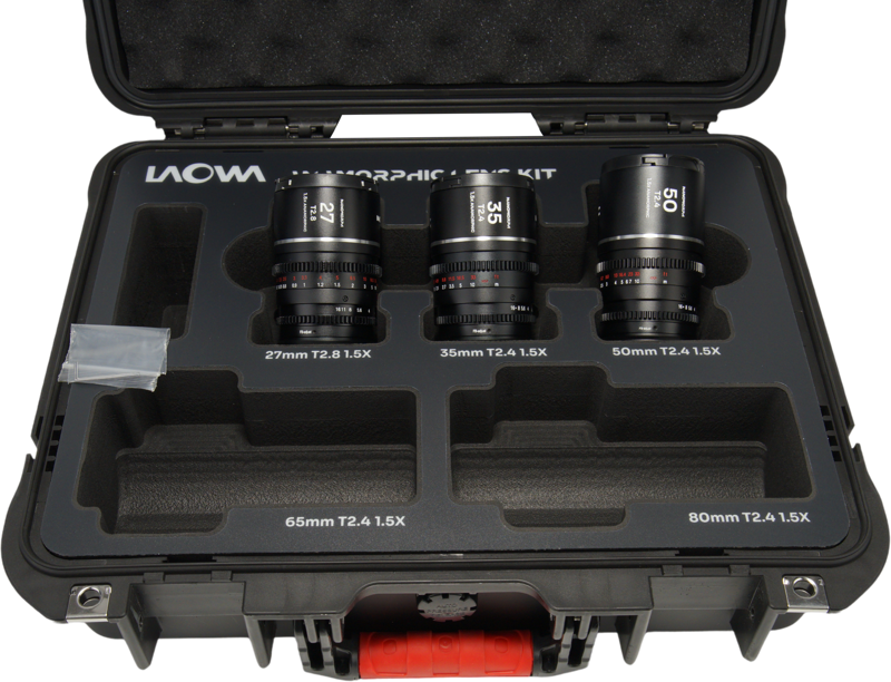 Laowa Nanomorph&nbsp;S35 Prime&nbsp;3-Lens&nbsp;Bundle&nbsp; (27mm, 35mm, 50mm) (Silver) - Canon RF - 6