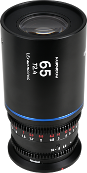 Laowa Nanomorph&nbsp;65mm&nbsp;T2.4&nbsp;1.5X&nbsp;S35 (Blue) - Sony E