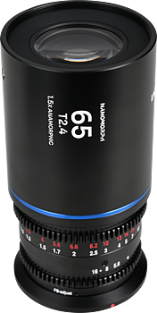 Laowa Nanomorph&nbsp;65mm&nbsp;T2.4&nbsp;1.5X&nbsp;S35 (Blue) - Canon RF