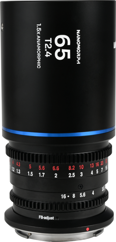 Laowa Nanomorph&nbsp;65mm&nbsp;T2.4&nbsp;1.5X&nbsp;S35 (Blue) - MFT