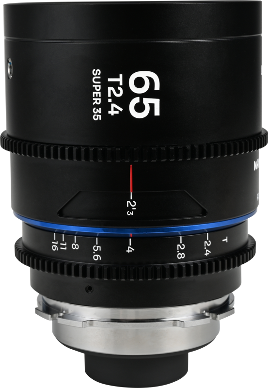 Laowa Nanomorph&nbsp;65mm&nbsp;T2.4&nbsp;1.5X&nbsp;S35 (Blue) - Arri PL/Canon EF