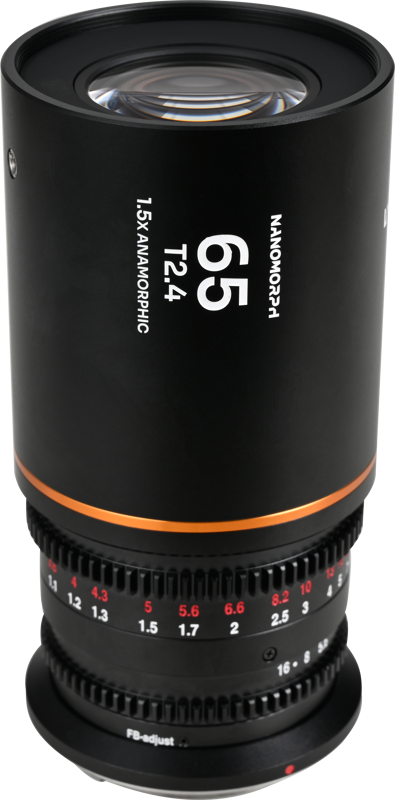Laowa Nanomorph&nbsp;65mm&nbsp;T2.4&nbsp;1.5X&nbsp;S35 (Amber) - Sony E – för filmskapare - 2