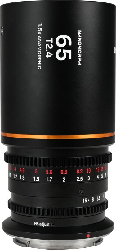 Laowa Nanomorph&nbsp;65mm&nbsp;T2.4&nbsp;1.5X&nbsp;S35 (Amber) - MFT