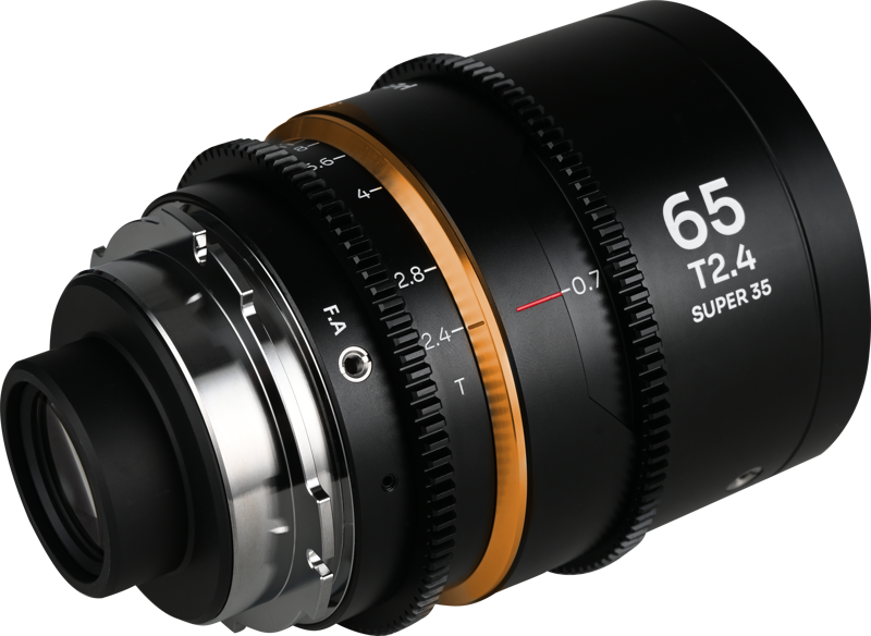 Laowa Nanomorph&nbsp;65mm&nbsp;T2.4&nbsp;1.5X&nbsp;S35 (Amber) - Arri PL/Canon EF - 4