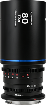 Laowa Nanomorph&nbsp;80mm&nbsp;T2.4&nbsp;1.5X&nbsp;S35 (Blue) - Fuji X