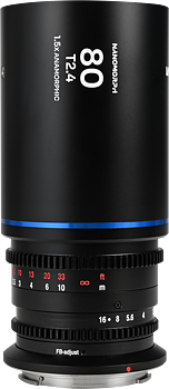 Laowa Nanomorph&nbsp;80mm&nbsp;T2.4&nbsp;1.5X&nbsp;S35 (Blue) - Fuji X