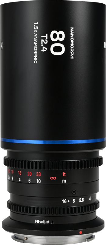 Laowa Nanomorph&nbsp;80mm&nbsp;T2.4&nbsp;1.5X&nbsp;S35 (Blue) - MFT - 2