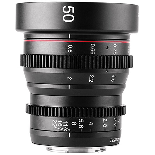 MEIKE 50mm T2.2 Manuel Focus Cinema Prime Lins (E Mount) 