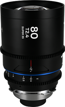 Laowa Nanomorph&nbsp;80mm&nbsp;T2.4&nbsp;1.5X&nbsp;S35 (Blue) - Arri PL/Canon EF