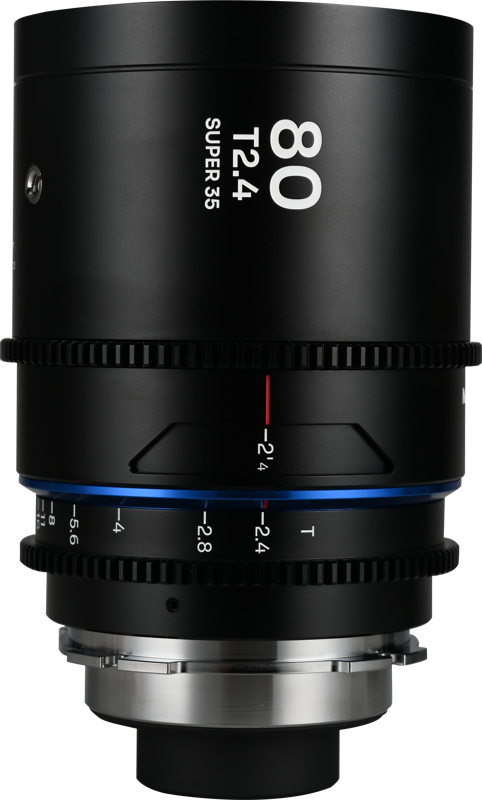 Laowa Nanomorph&nbsp;80mm&nbsp;T2.4&nbsp;1.5X&nbsp;S35 (Blue) - Arri PL/Canon EF