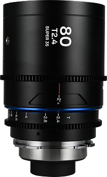Laowa Nanomorph&nbsp;80mm&nbsp;T2.4&nbsp;1.5X&nbsp;S35 (Blue) - Arri PL/Canon EF