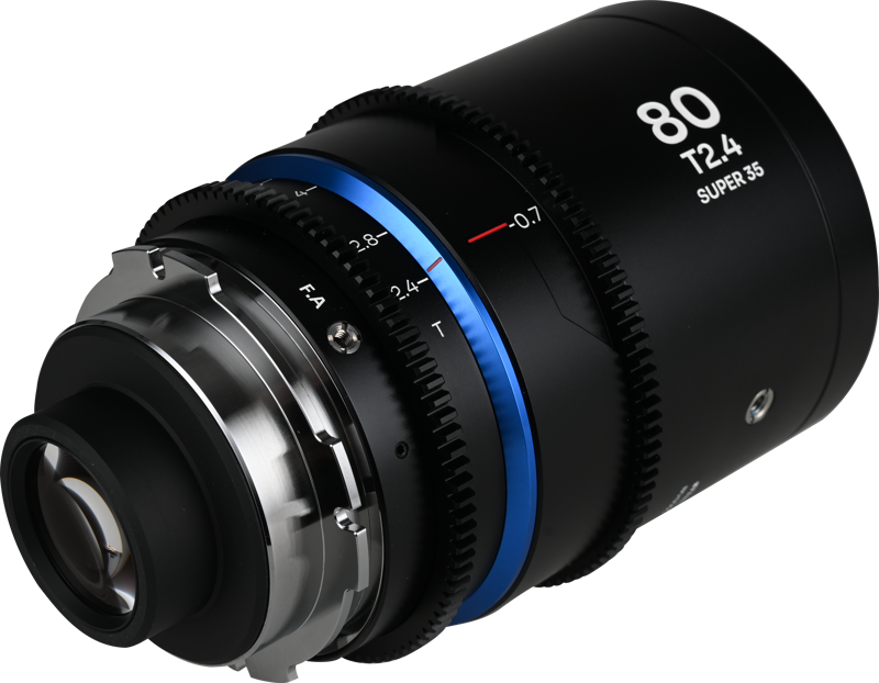 Laowa Nanomorph&nbsp;80mm&nbsp;T2.4&nbsp;1.5X&nbsp;S35 (Blue) - Arri PL/Canon EF - 4