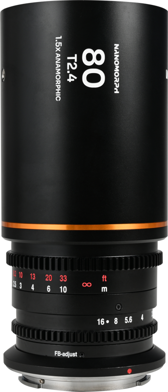 Laowa Nanomorph&nbsp;80mm&nbsp;T2.4&nbsp;1.5X&nbsp;S35 (Amber) - MFT - 2