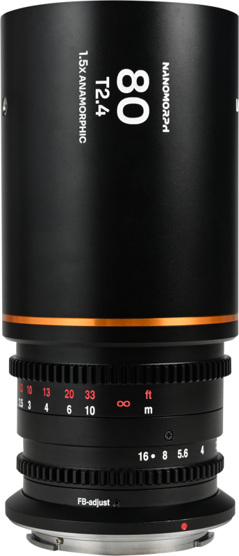 Laowa Nanomorph&nbsp;80mm&nbsp;T2.4&nbsp;1.5X&nbsp;S35 (Amber) - DL - 2